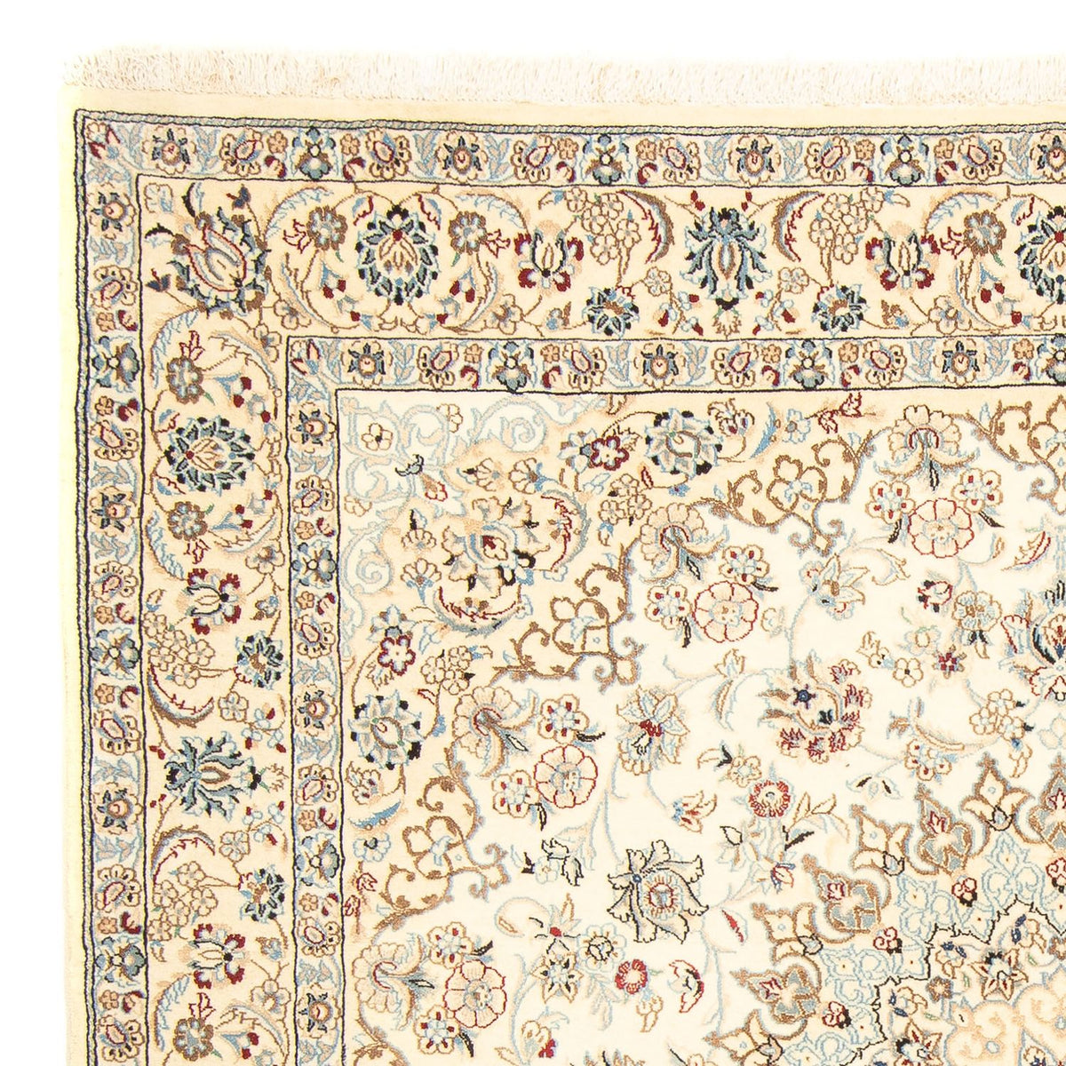 Tapis persan - Nain - Royal carré  - 203 x 202 cm - beige