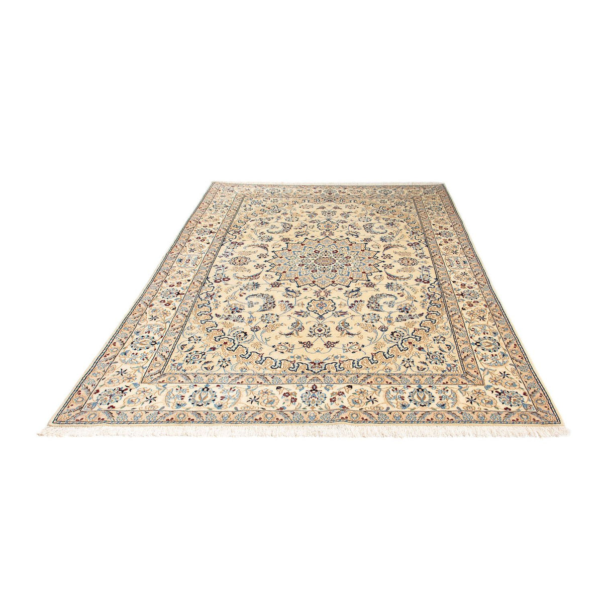 Tapis persan - Nain - Royal - 236 x 176 cm - beige