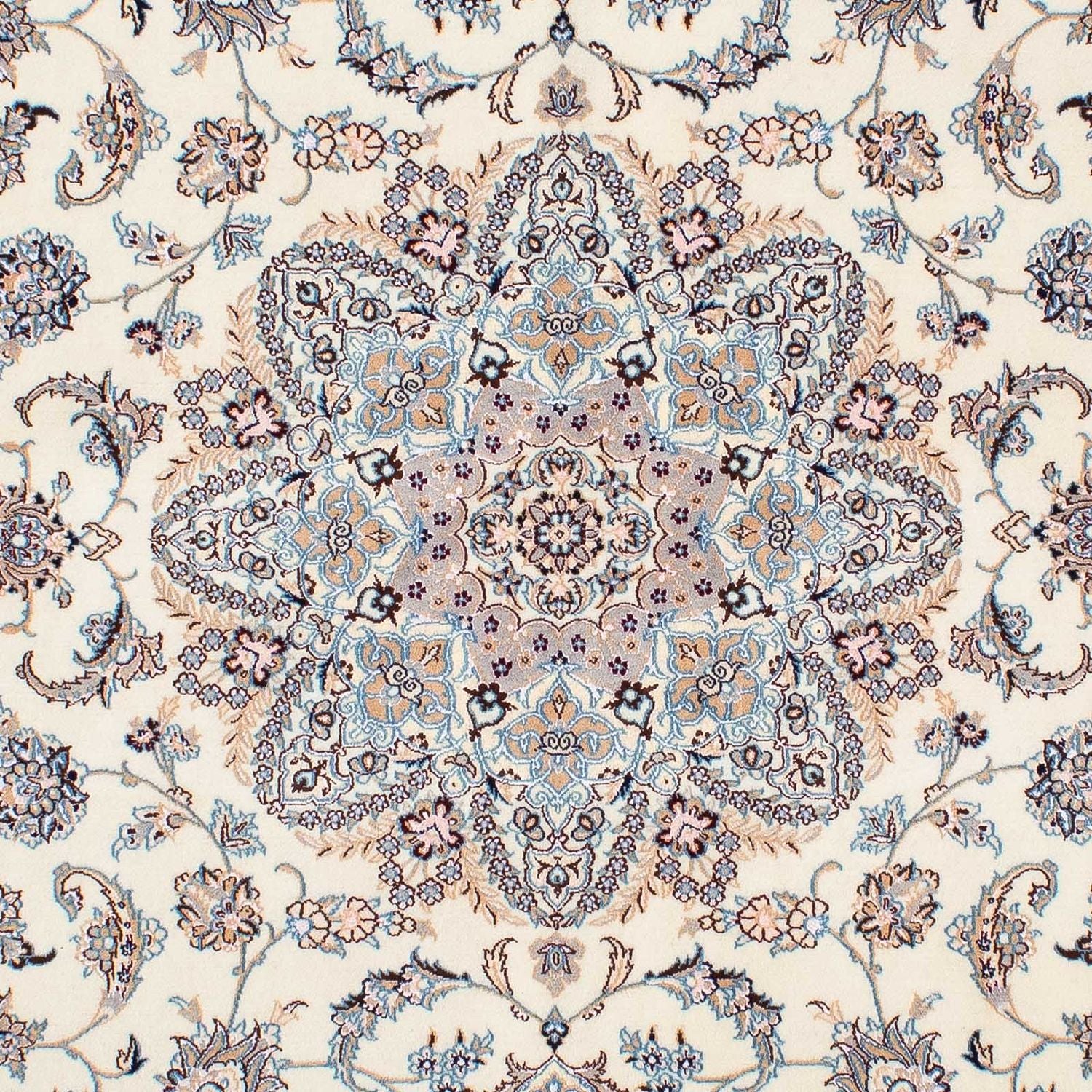 Tapis persan - Nain - Premium - 235 x 153 cm - beige