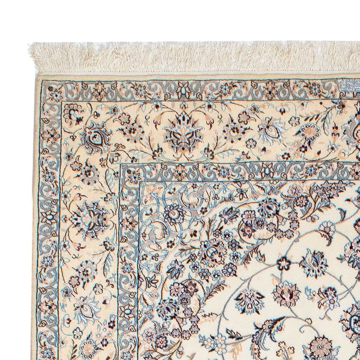 Tapis persan - Nain - Premium - 235 x 153 cm - beige