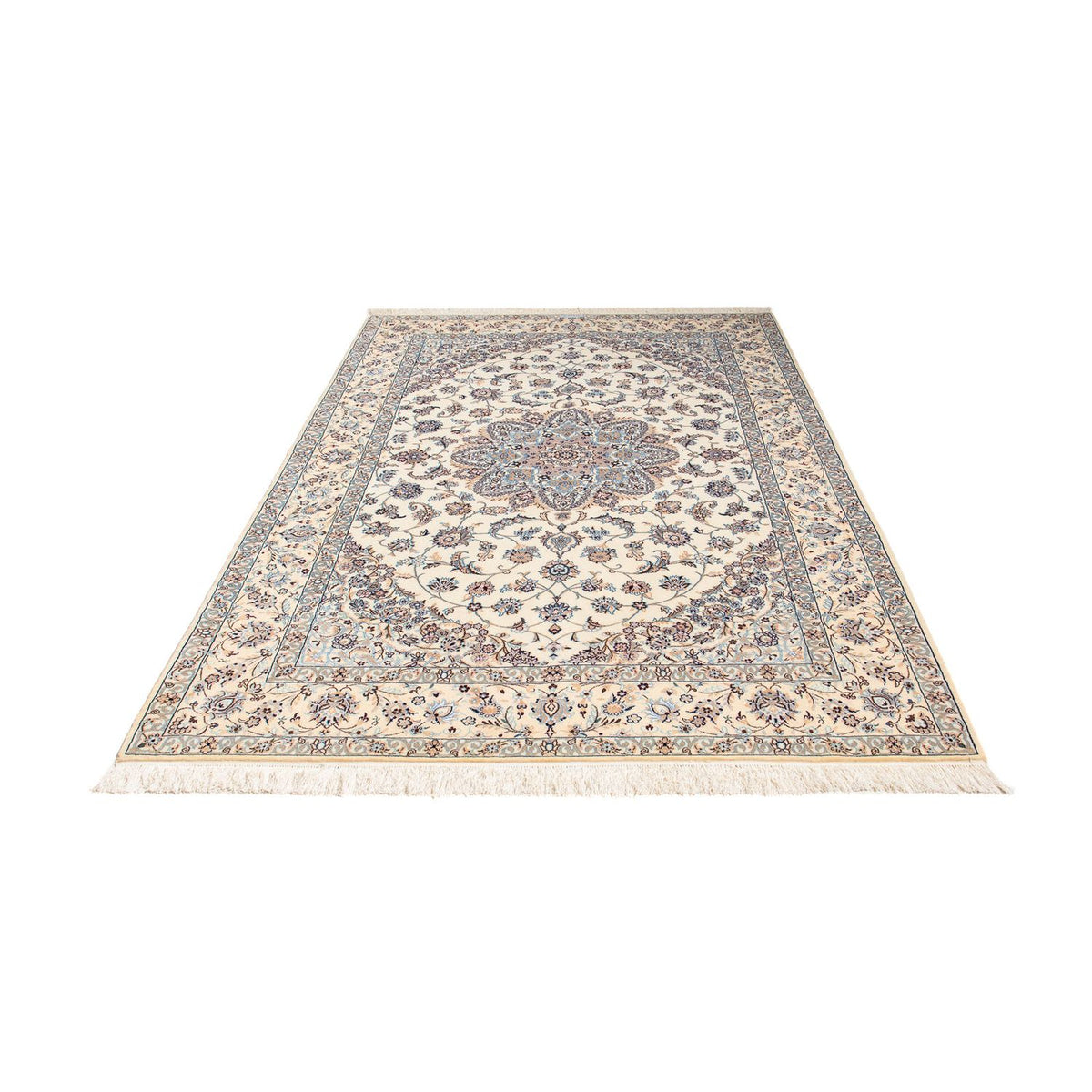 Tapis persan - Nain - Premium - 235 x 153 cm - beige