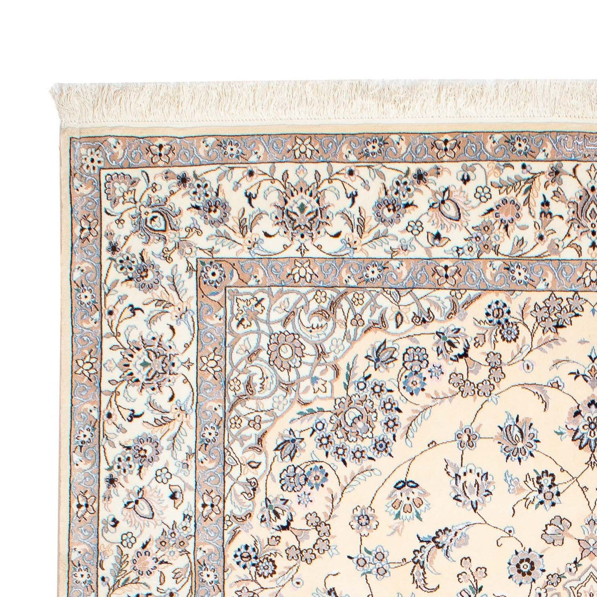 Tapis persan - Nain - Premium - 255 x 171 cm - beige