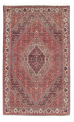 Tapis persan - Bidjar - 182 x 112 cm - rouge clair