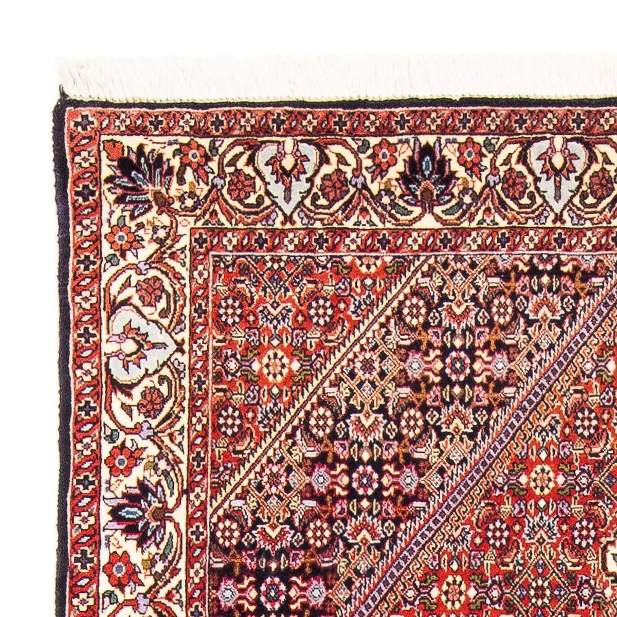 Tapis persan - Bidjar - 182 x 112 cm - rouge clair
