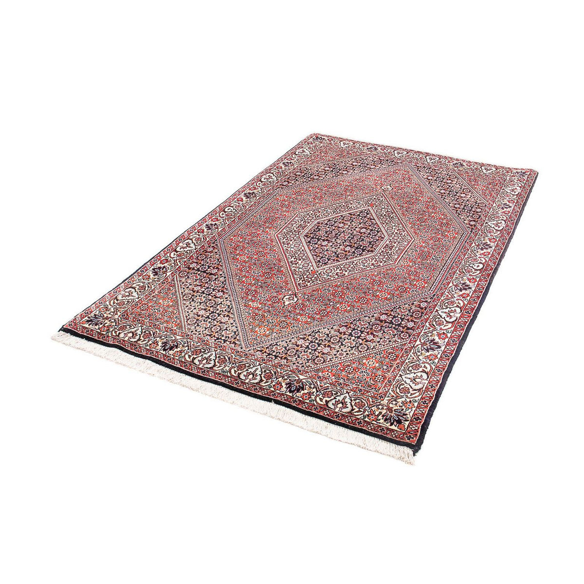 Tapis persan - Bidjar - 182 x 112 cm - rouge clair