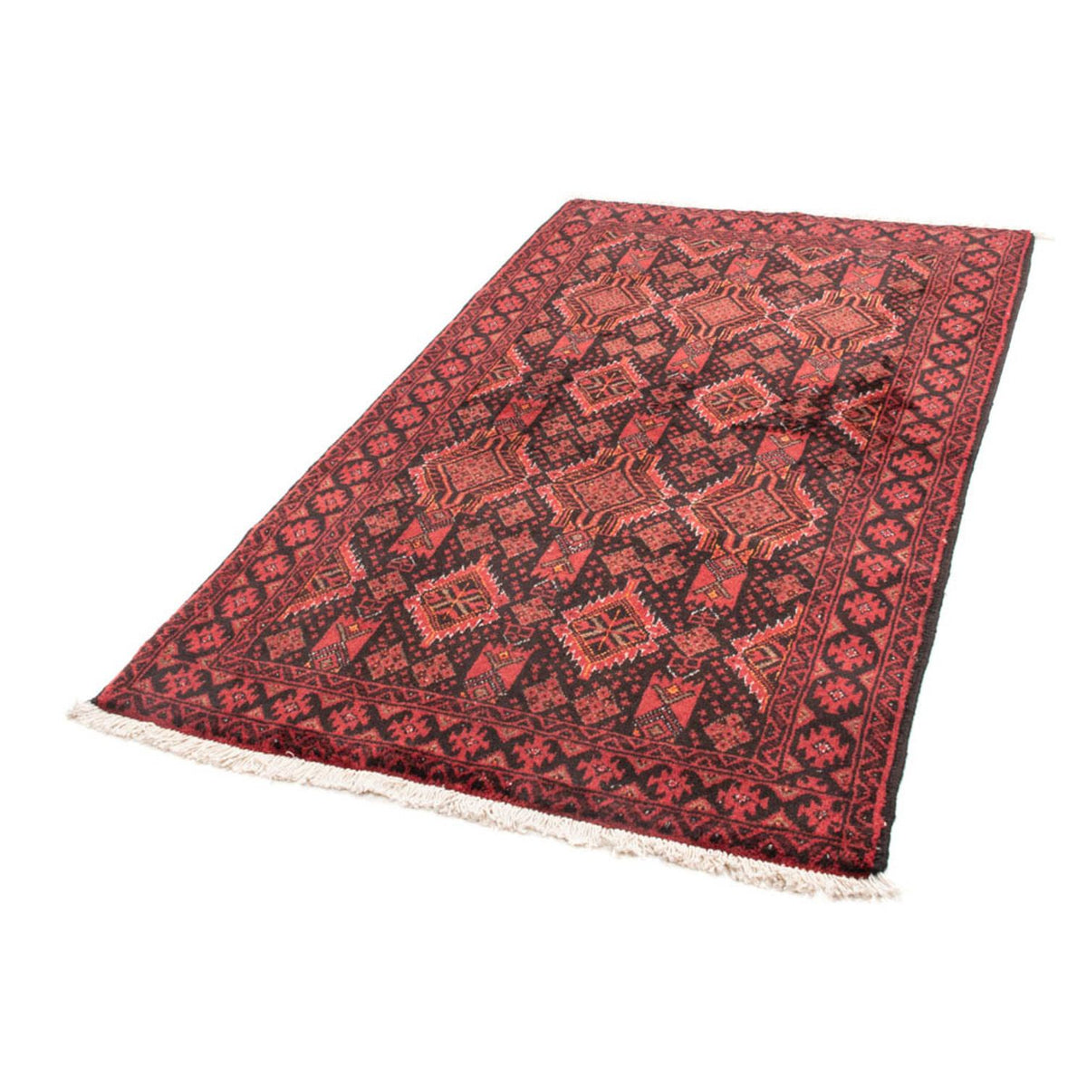 Tapis de couloir Tapis Belutsch - 181 x 102 cm - rouge