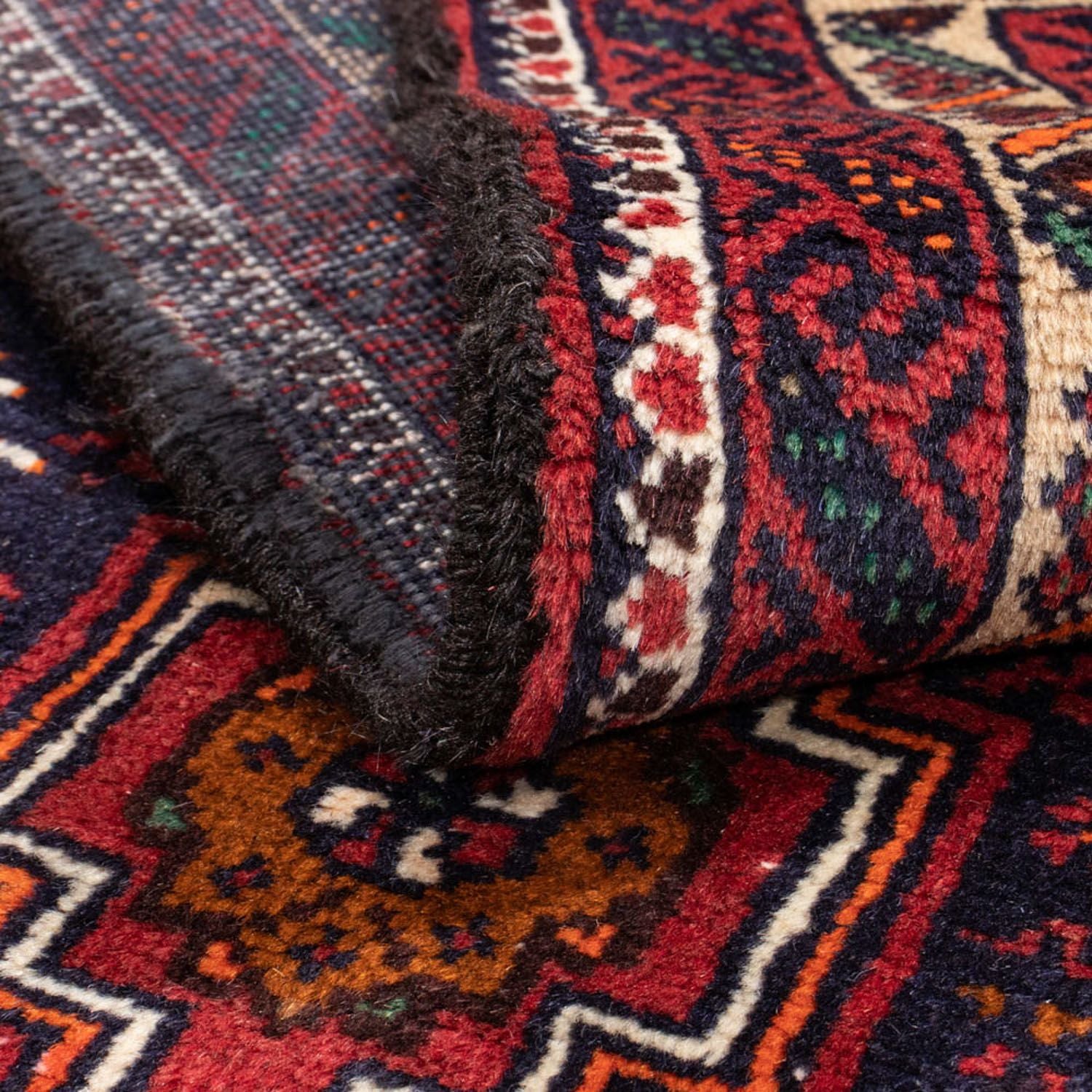 Tapis de couloir Tapis Belutsch - 193 x 101 cm - rouge