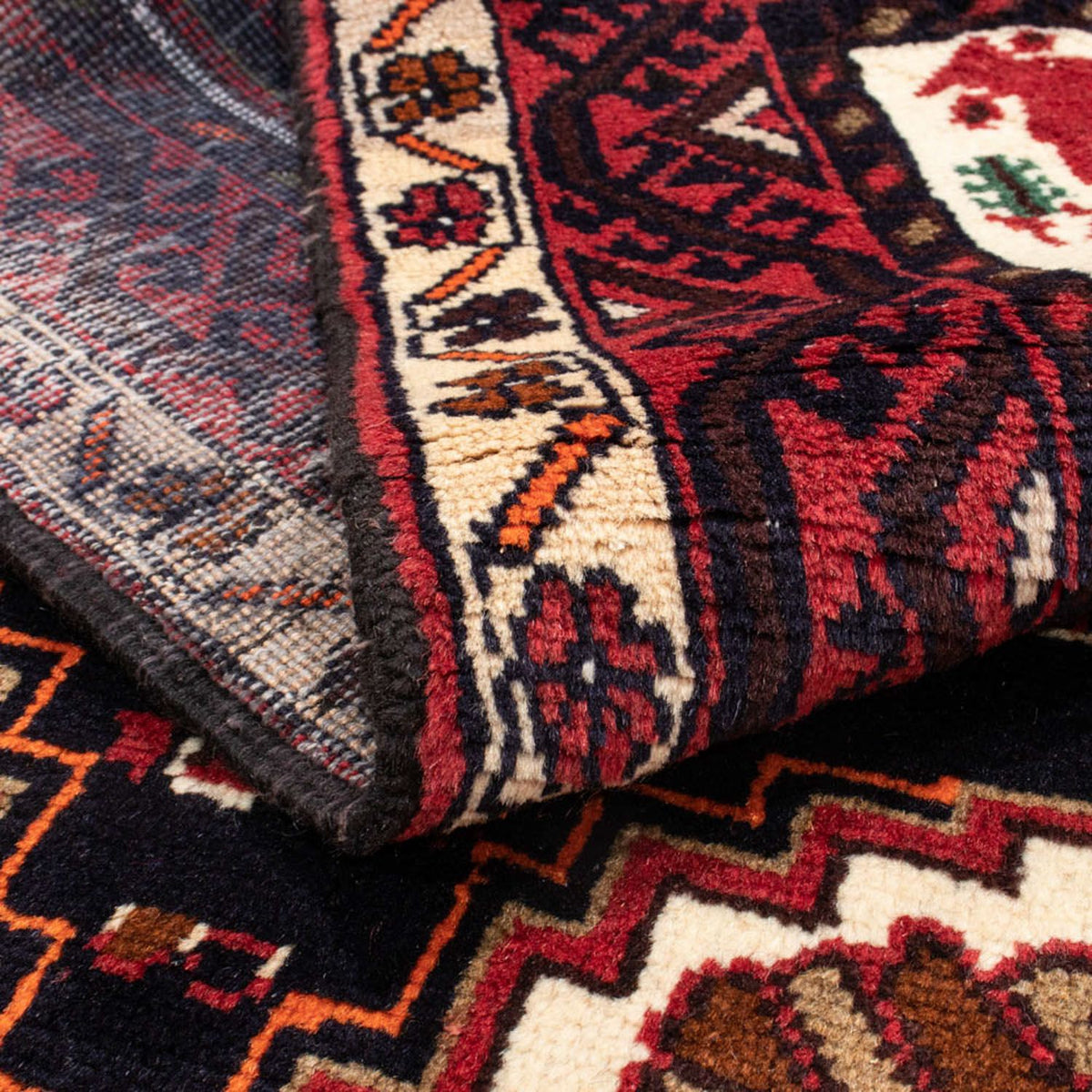 Tapis de couloir Tapis Belutsch - 181 x 99 cm - rouge