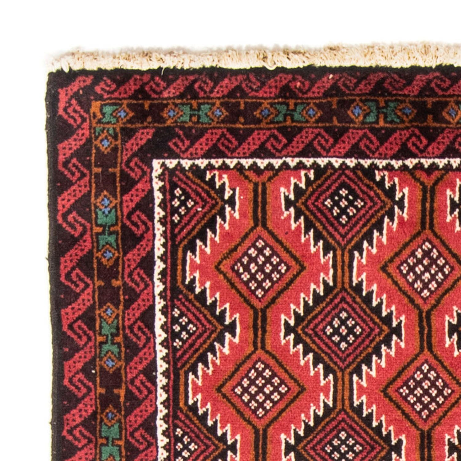 Tapis de couloir Tapis Belutsch - 188 x 98 cm - rouge