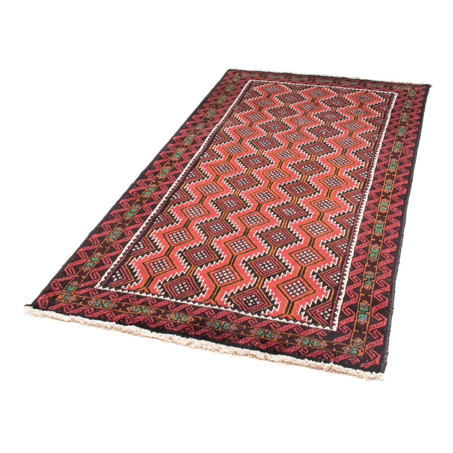 Tapis de couloir Tapis Belutsch - 188 x 98 cm - rouge