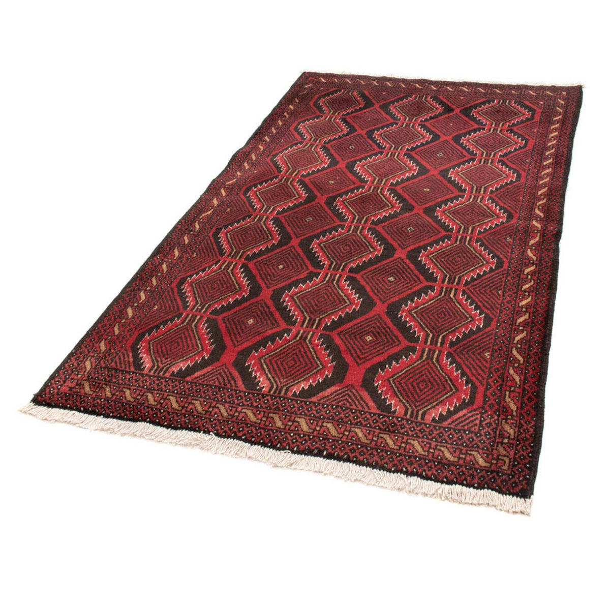 Tapis de couloir Tapis Belutsch - 184 x 103 cm - rouge