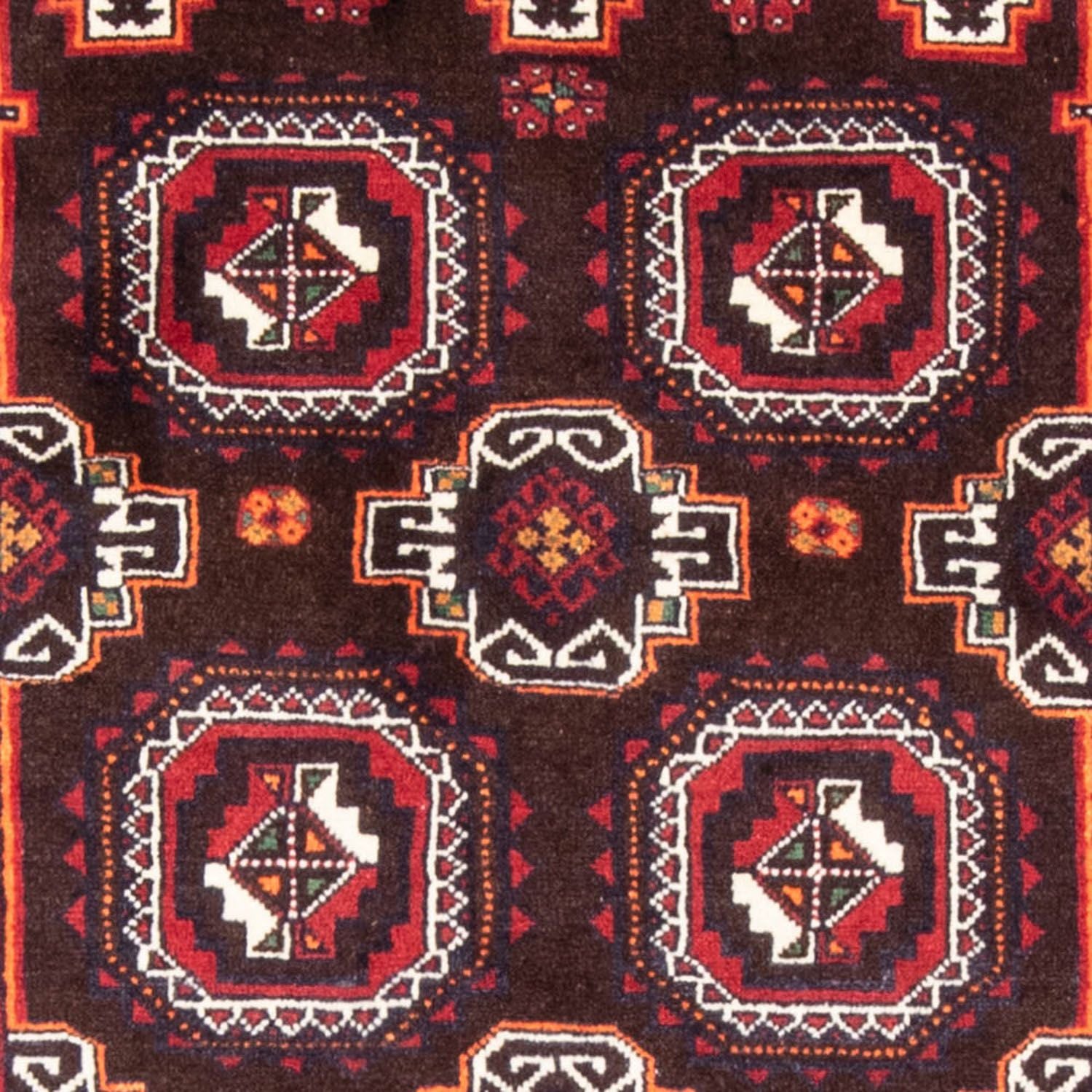 Tapis de couloir Tapis Belutsch - 192 x 101 cm - rouge