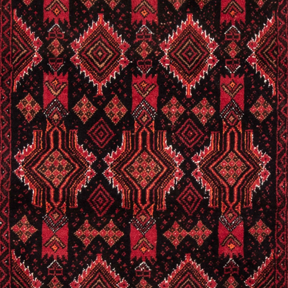 Tapis de couloir Tapis Belutsch - 182 x 100 cm - rouge foncé