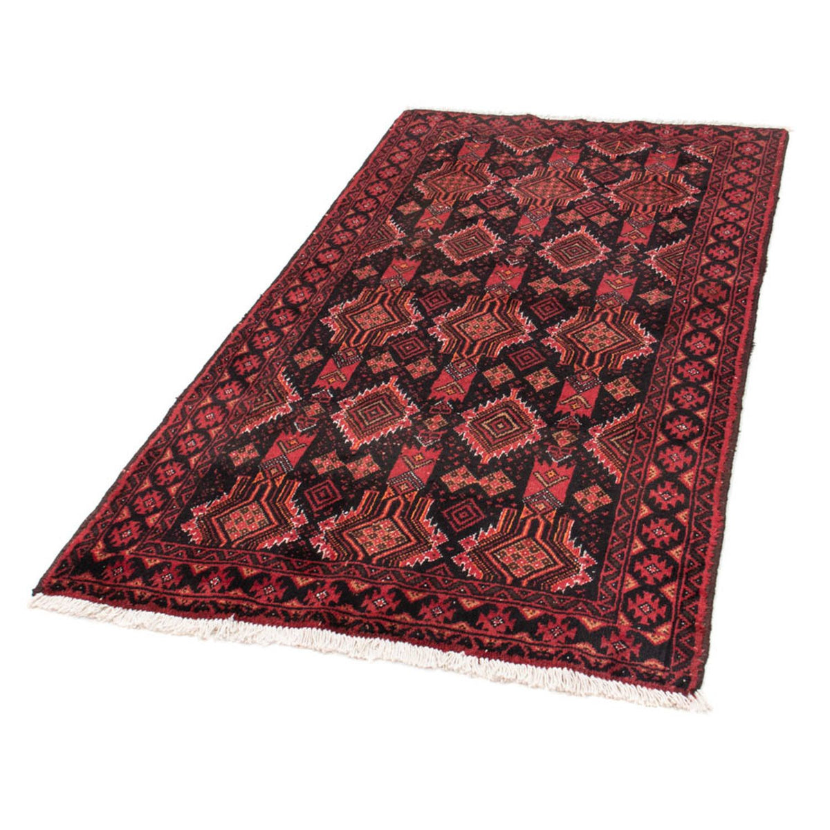 Tapis de couloir Tapis Belutsch - 182 x 100 cm - rouge foncé