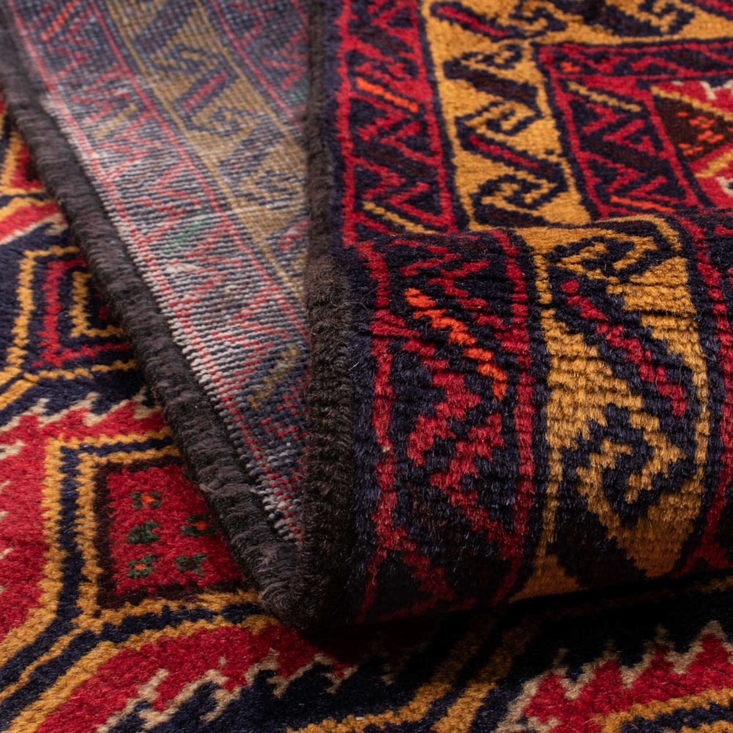 Tapis de couloir Tapis Belutsch - 181 x 98 cm - rouge