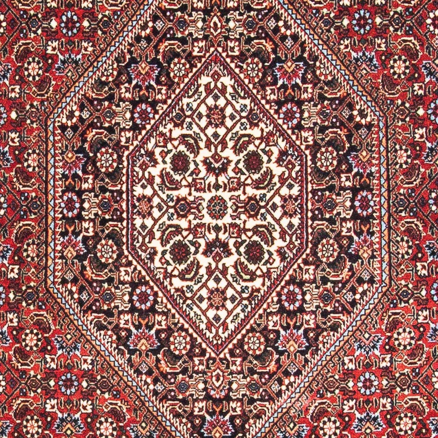 Tapis de couloir Tapis persan - Bidjar - 180 x 107 cm - rouge foncé