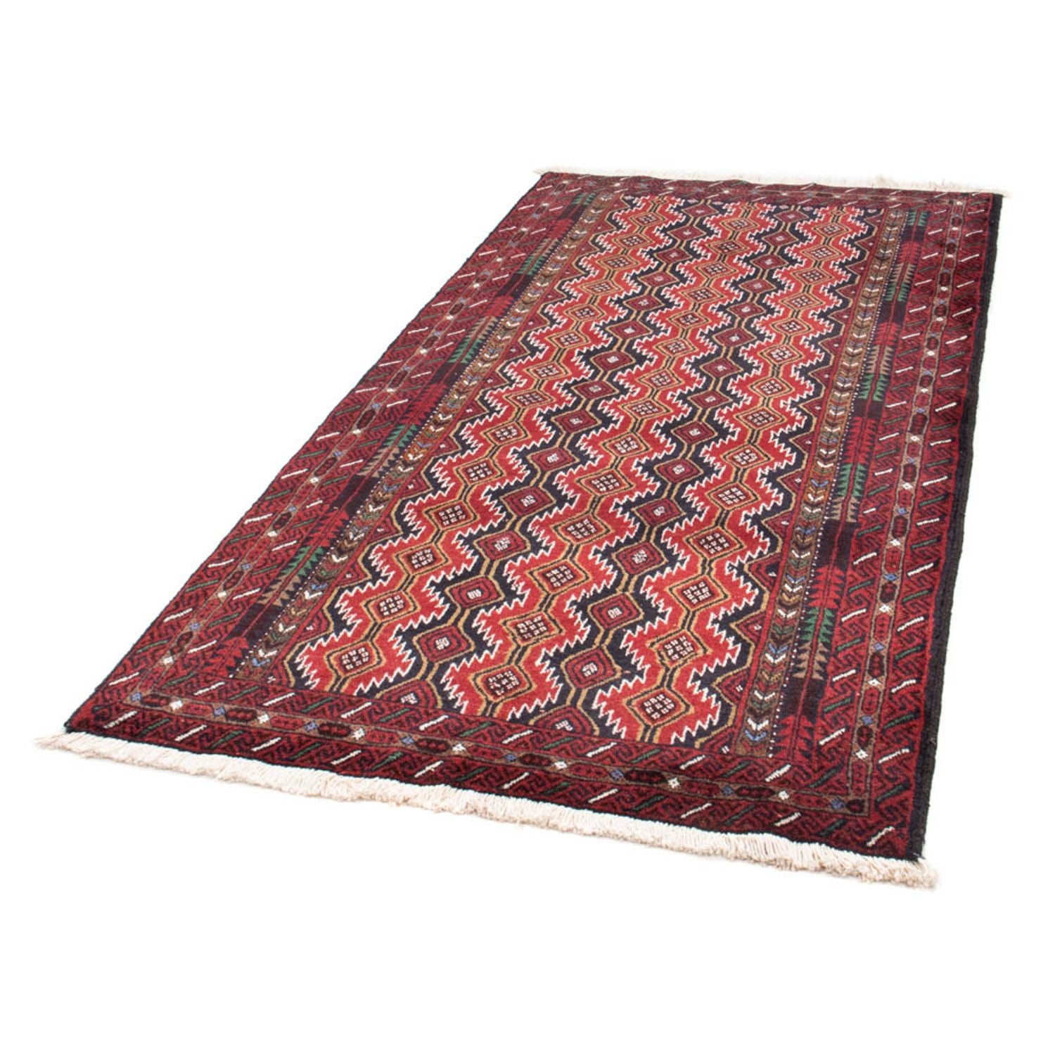 Tapis de couloir Tapis Belutsch - 206 x 106 cm - rouge