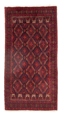 Tapis Belutsch - 168 x 89 cm - rouge foncé