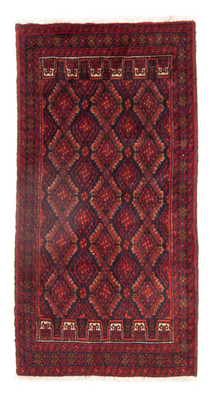 Tapis Belutsch - 168 x 89 cm - rouge foncé