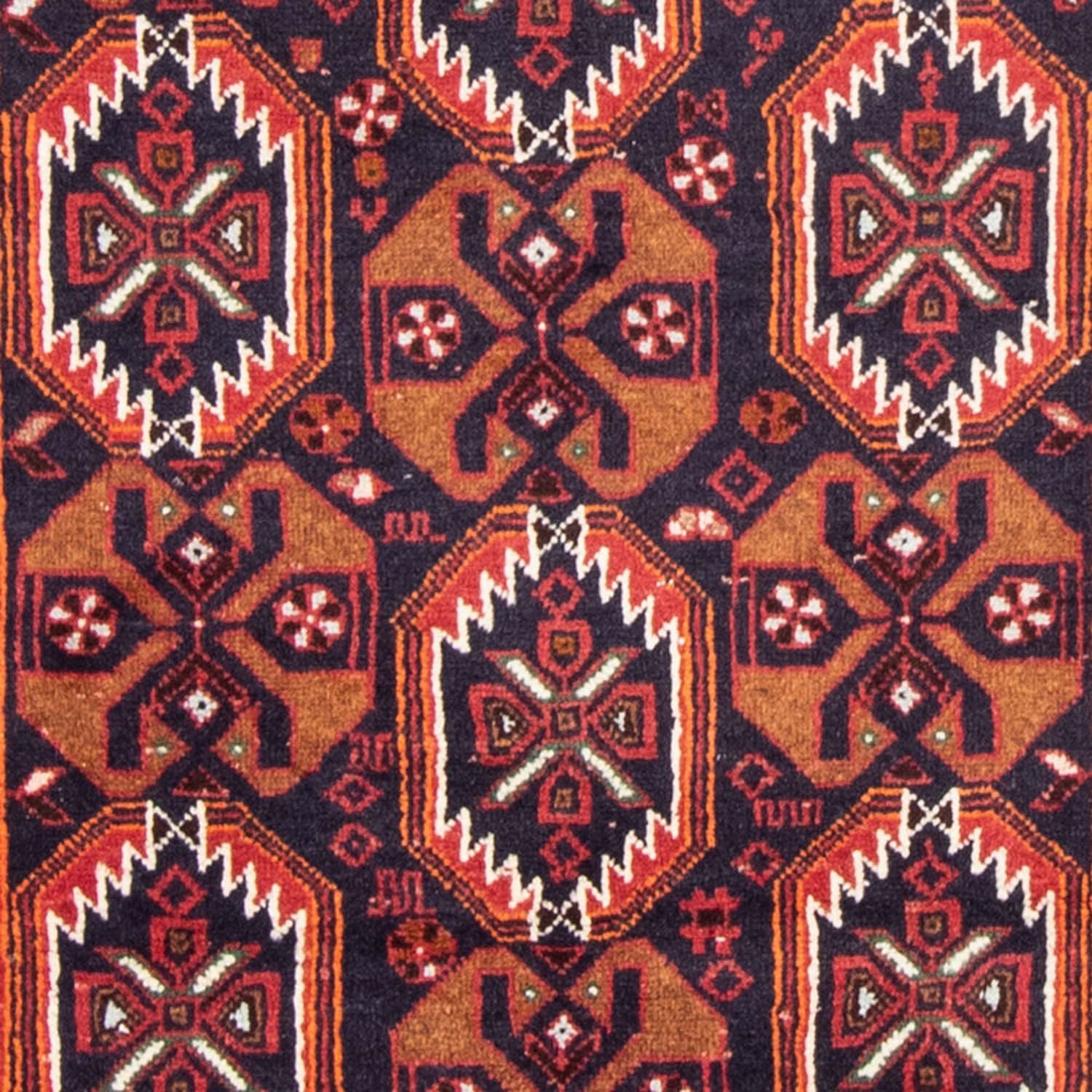 Tapis de couloir Tapis Belutsch - 202 x 100 cm - rouge