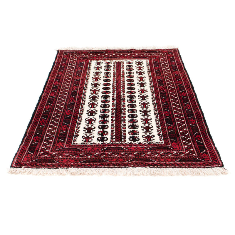 Tapis Belutsch - 142 x 102 cm - rouge foncé