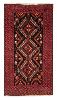 Tapis de couloir Tapis Belutsch - 196 x 106 cm - rouge