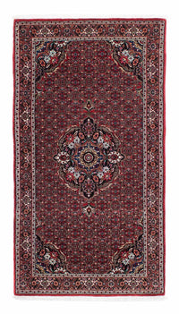 Tapis de couloir Tapis persan - Bidjar - 195 x 98 cm - rouge