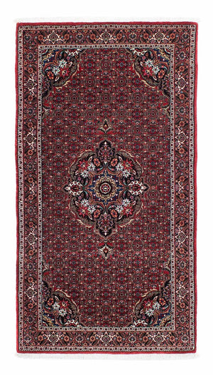 Tapis de couloir Tapis persan - Bidjar - 195 x 98 cm - rouge
