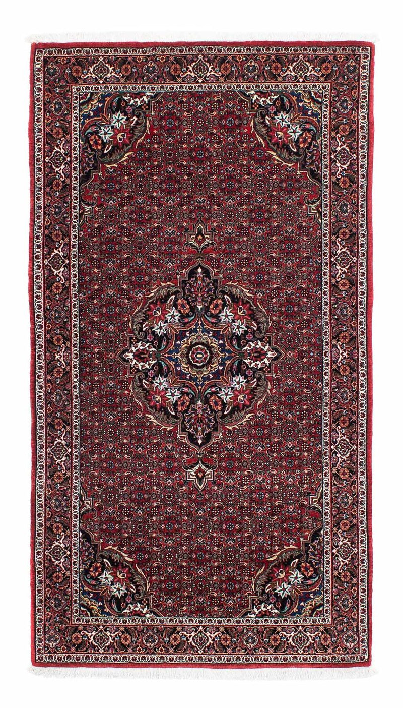 Tapis de couloir Tapis persan - Bidjar - 195 x 98 cm - rouge