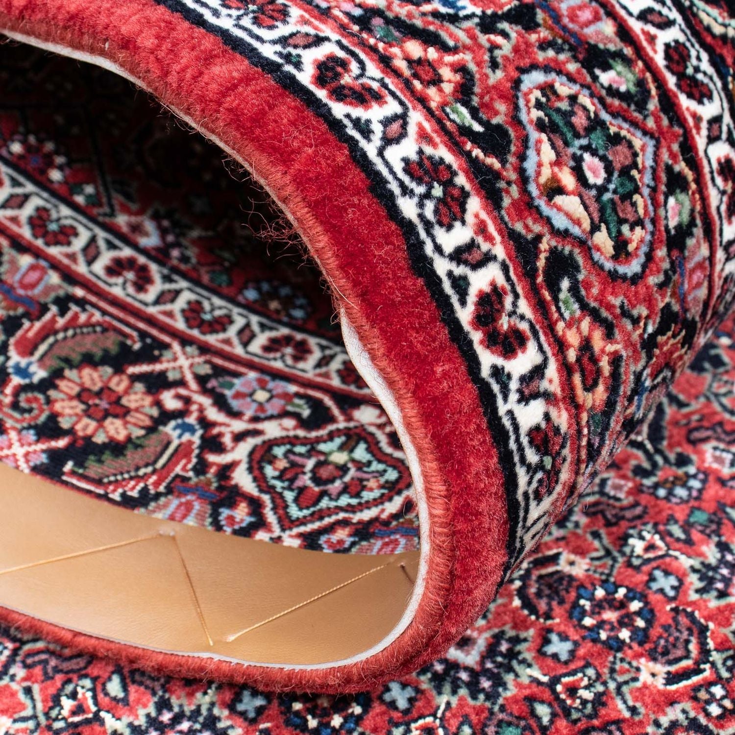 Tapis de couloir Tapis persan - Bidjar - 195 x 98 cm - rouge