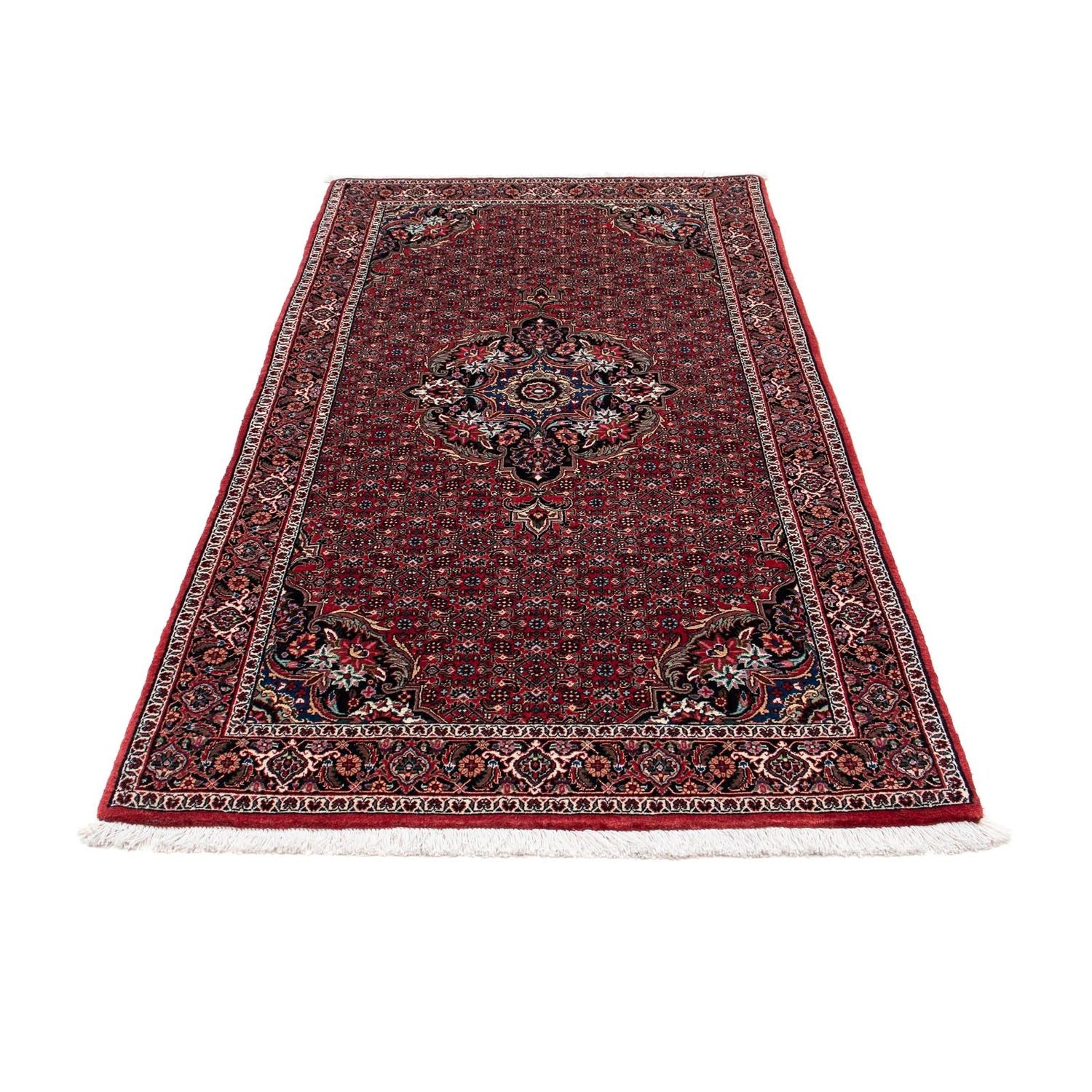 Tapis de couloir Tapis persan - Bidjar - 195 x 98 cm - rouge