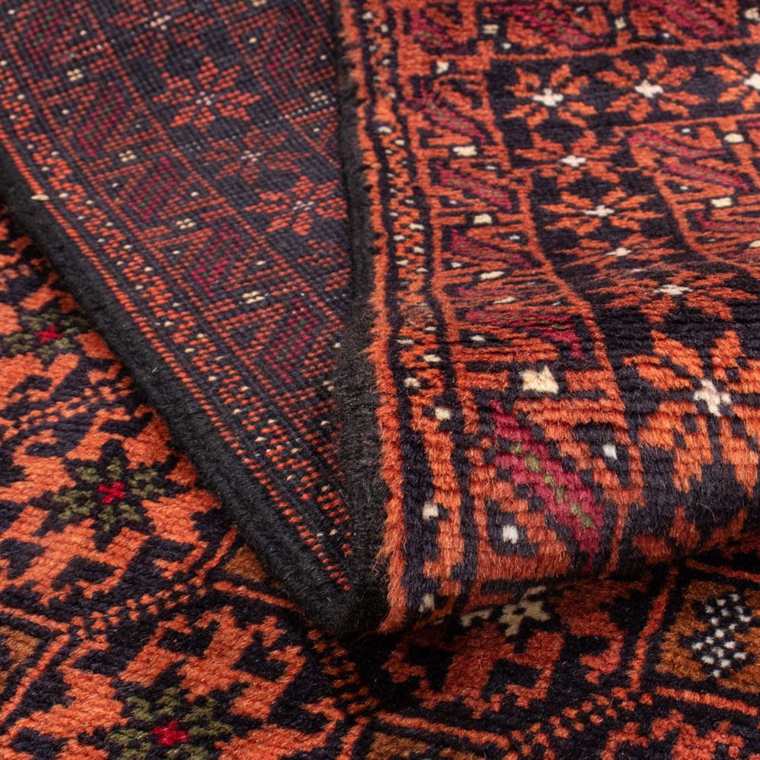 Tapis de couloir Tapis Belutsch - 183 x 101 cm - rouille