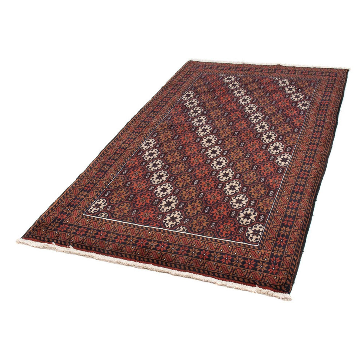 Tapis de couloir Tapis Belutsch - 186 x 102 cm - rouge foncé