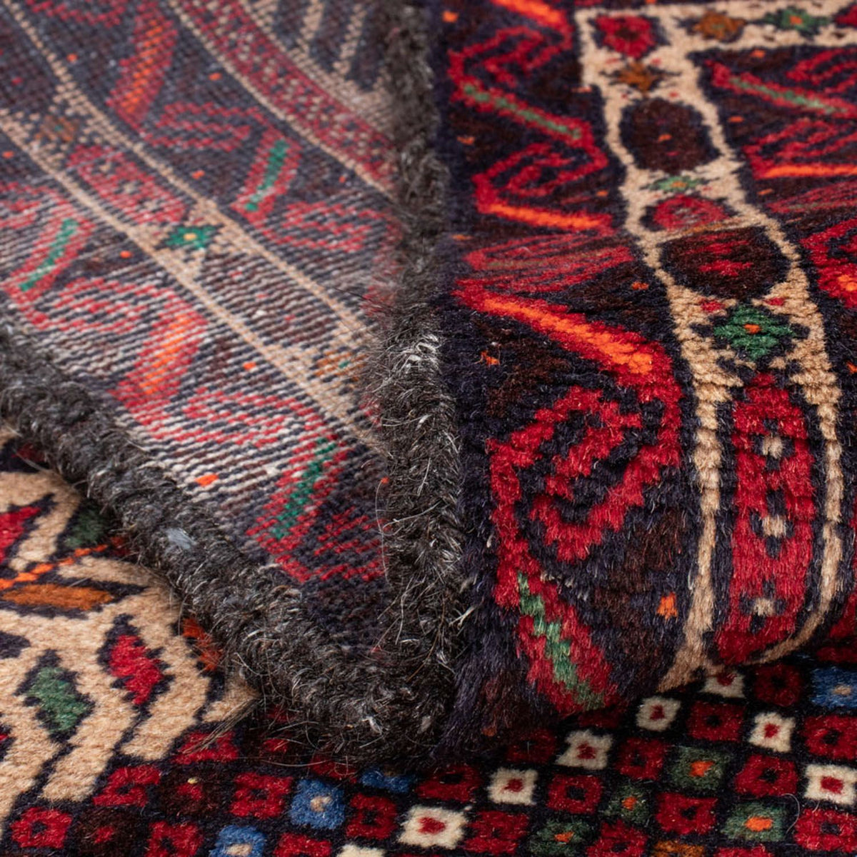 Tapis de couloir Tapis Belutsch - 195 x 99 cm - multicolore