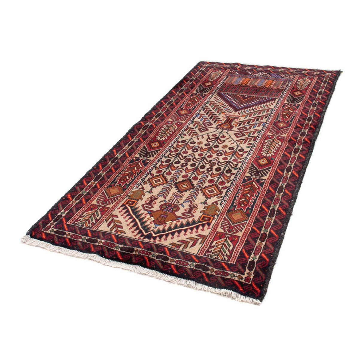 Tapis de couloir Tapis Belutsch - 195 x 99 cm - multicolore