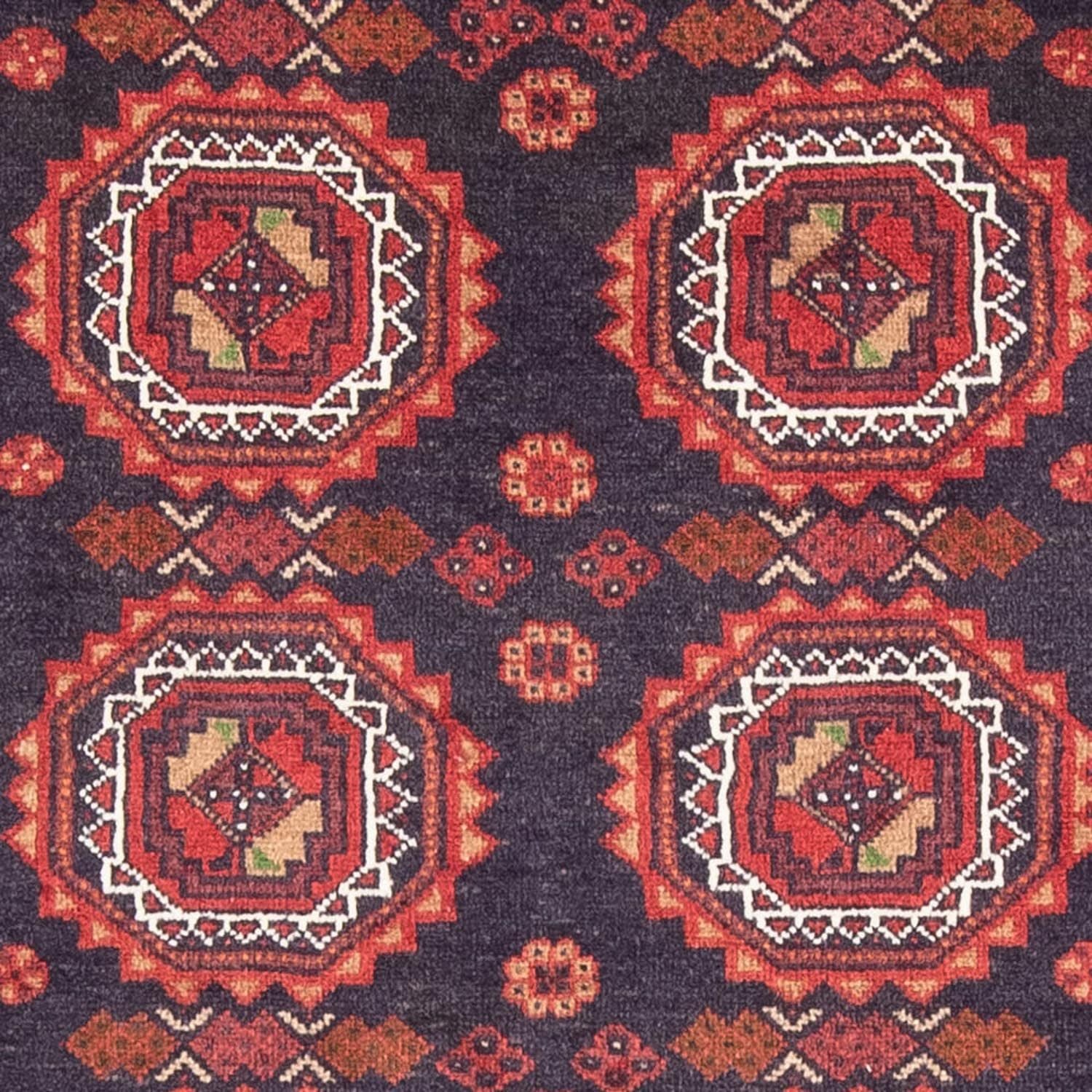 Tapis de couloir Tapis Belutsch - 186 x 95 cm - bleu foncé