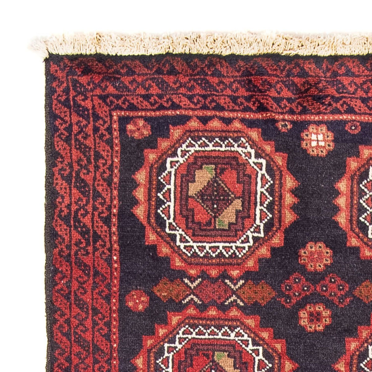 Tapis de couloir Tapis Belutsch - 186 x 95 cm - bleu foncé