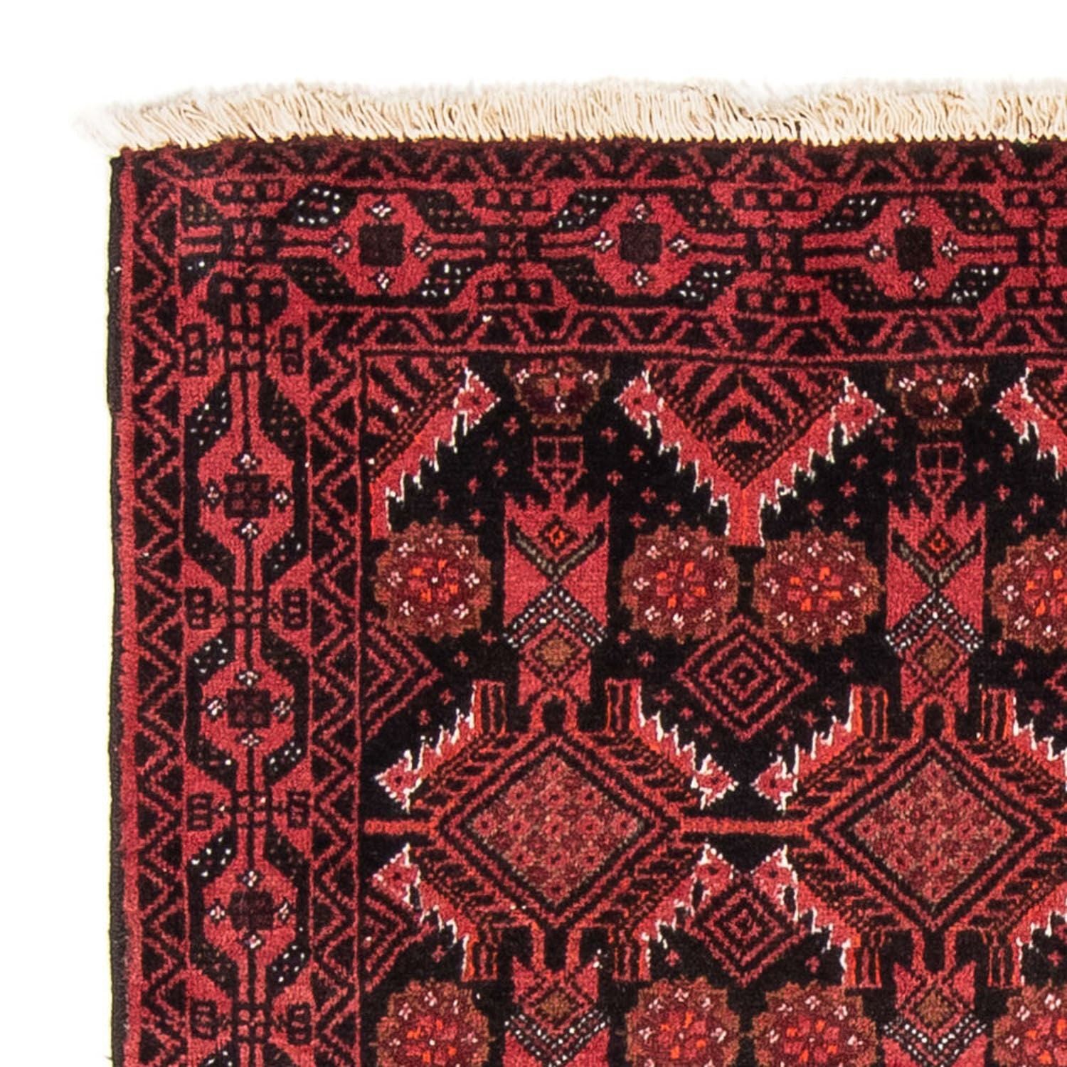 Tapis de couloir Tapis Belutsch - 187 x 99 cm - rouge