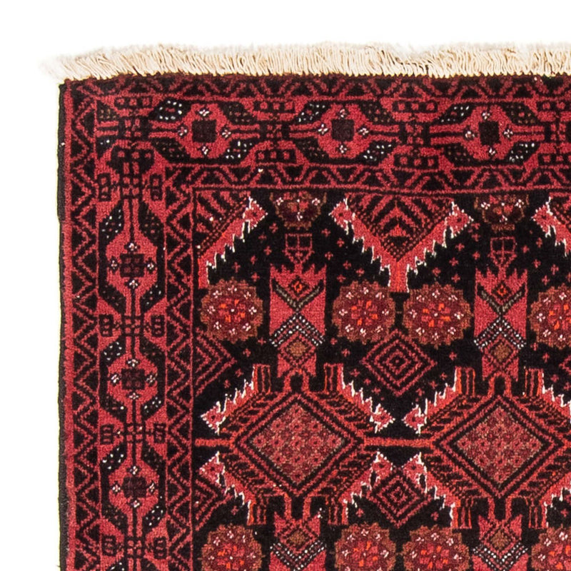 Tapis de couloir Tapis Belutsch - 187 x 99 cm - rouge
