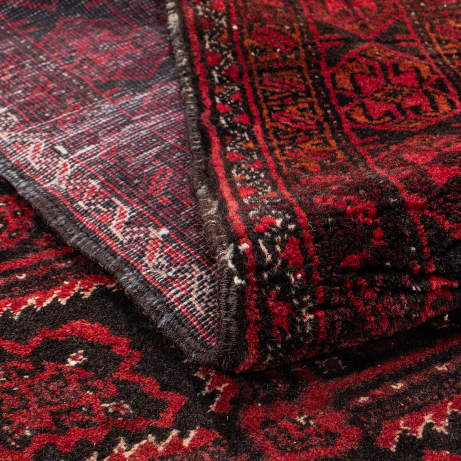 Tapis de couloir Tapis Belutsch - 230 x 125 cm - rouge