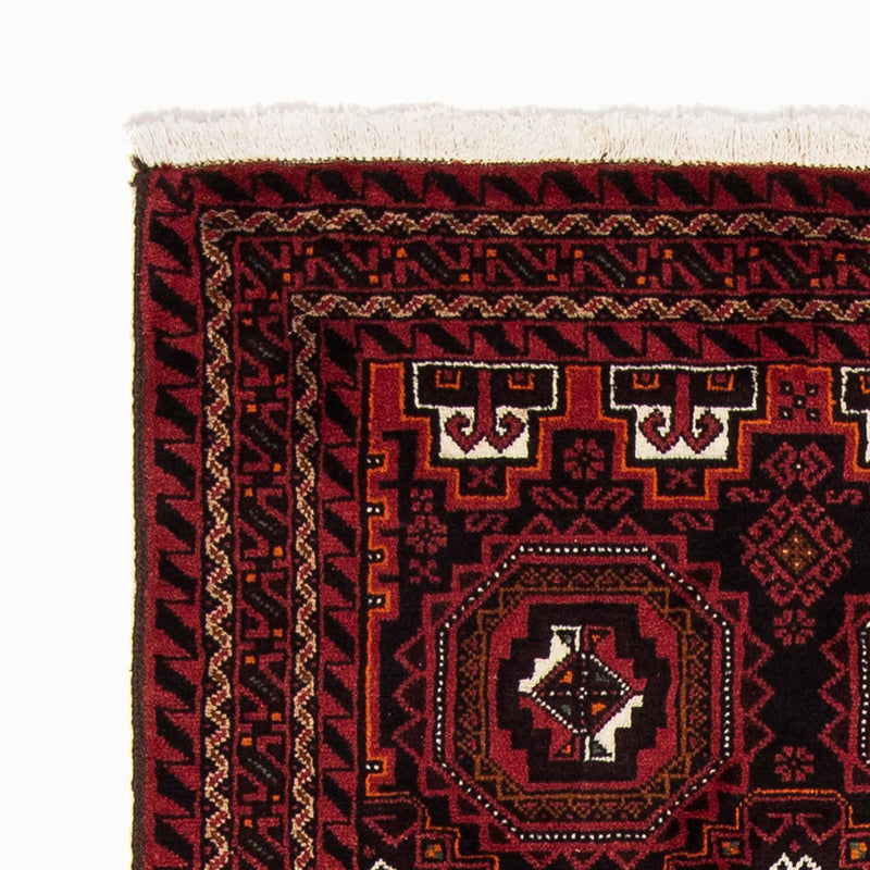 Tapis de couloir Tapis Belutsch - 193 x 102 cm - rouge foncé