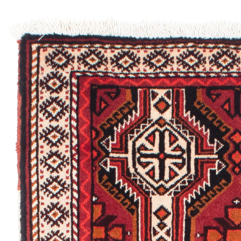 Tapis de couloir Tapis Belutsch - 164 x 76 cm - rouge foncé