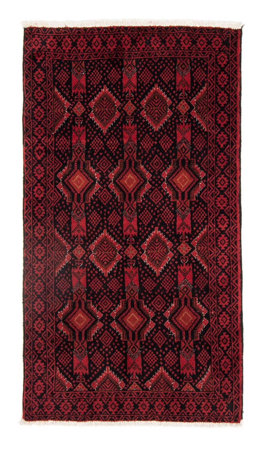 Tapis de couloir Tapis Belutsch - 182 x 102 cm - rouge foncé