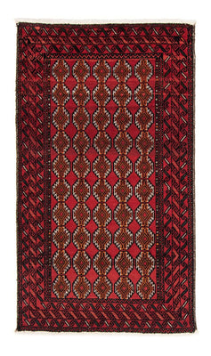 Tapis de couloir Tapis Belutsch - 186 x 104 cm - rouge