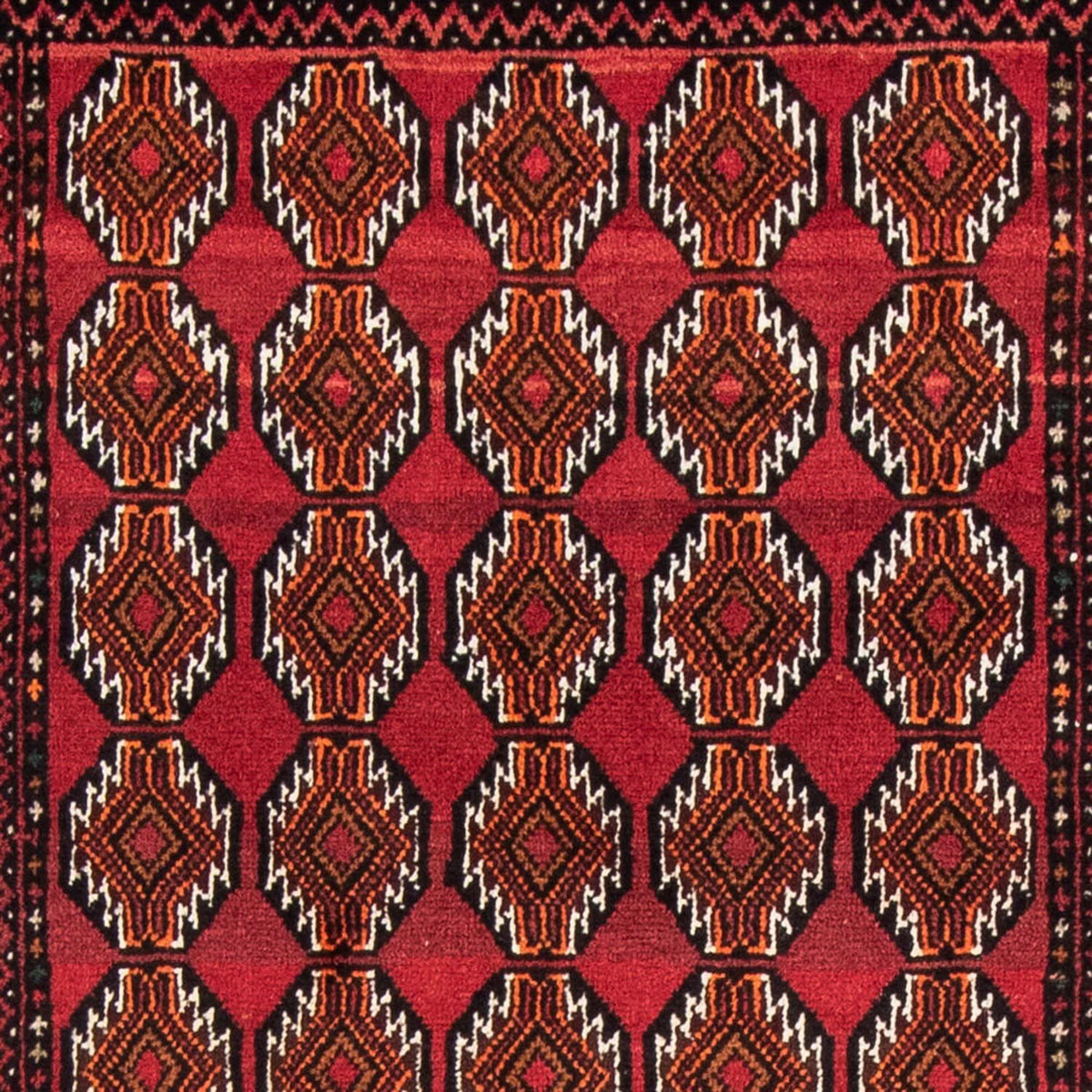 Tapis de couloir Tapis Belutsch - 186 x 104 cm - rouge