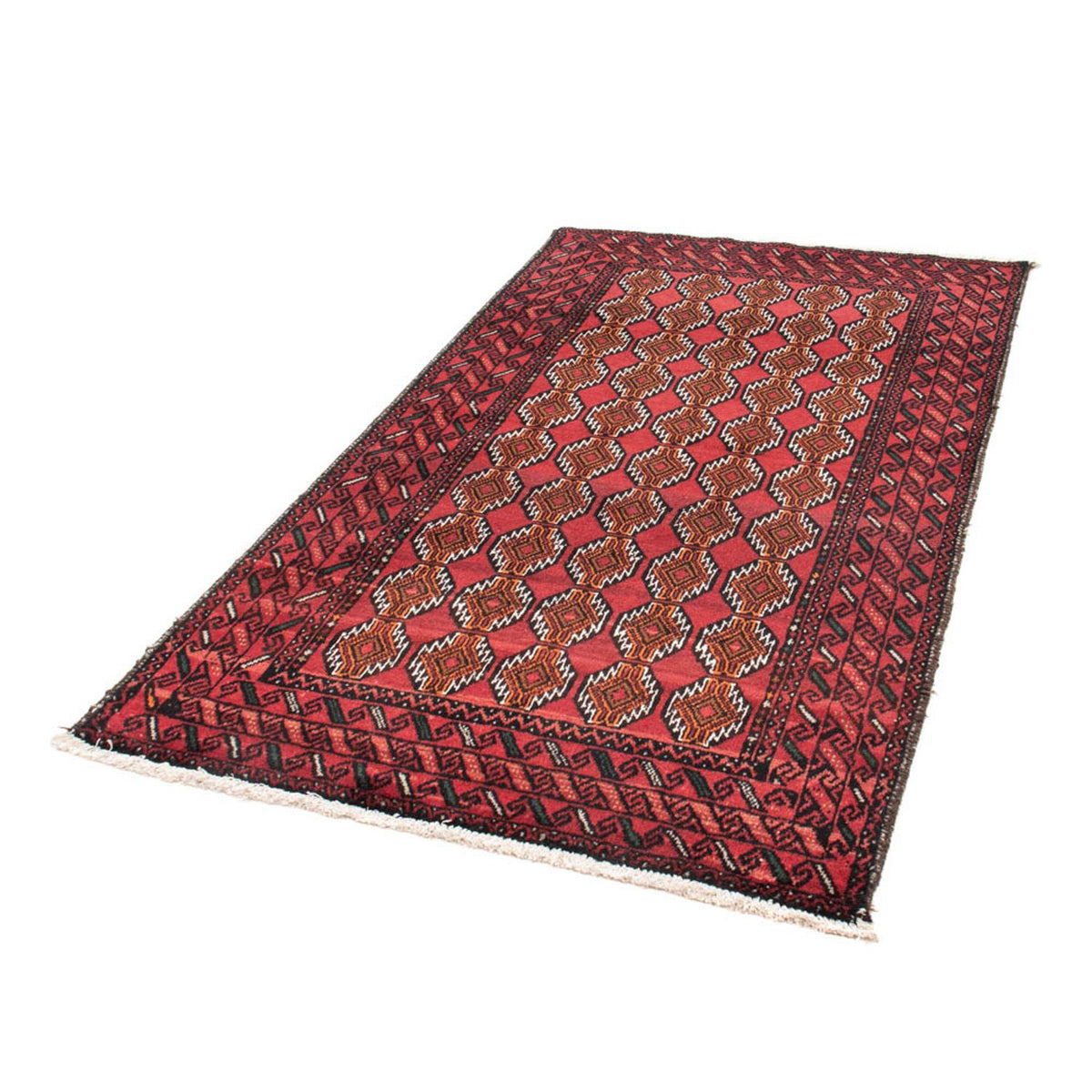 Tapis de couloir Tapis Belutsch - 186 x 104 cm - rouge