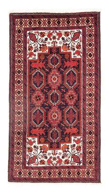 Tapis de couloir Tapis Belutsch - 195 x 106 cm - rouge