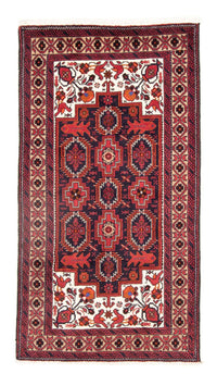 Tapis de couloir Tapis Belutsch - 195 x 106 cm - rouge