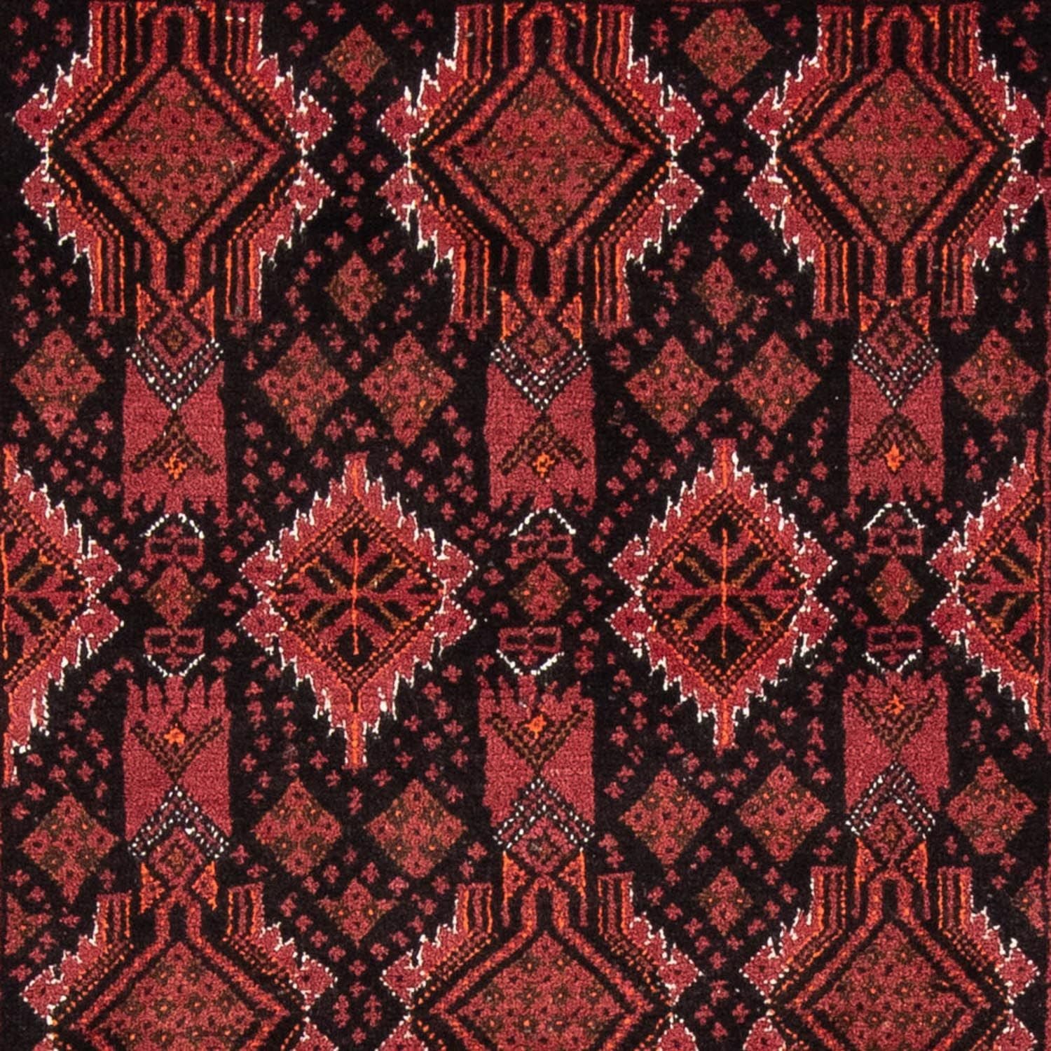 Tapis de couloir Tapis Belutsch - 199 x 105 cm - rouge