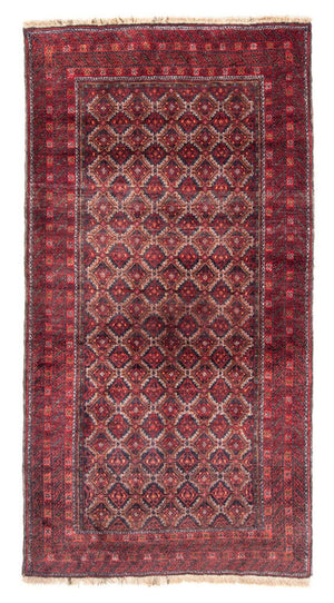 Tapis de couloir Tapis Belutsch - 206 x 107 cm - rouge